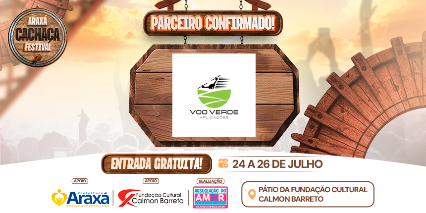 Parceiro Confirmado no Araxá Cachaça Festival 2026