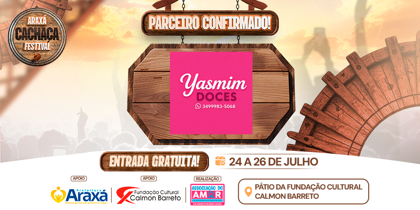Parceiro Confirmado no Araxá Cachaça Festival 2026