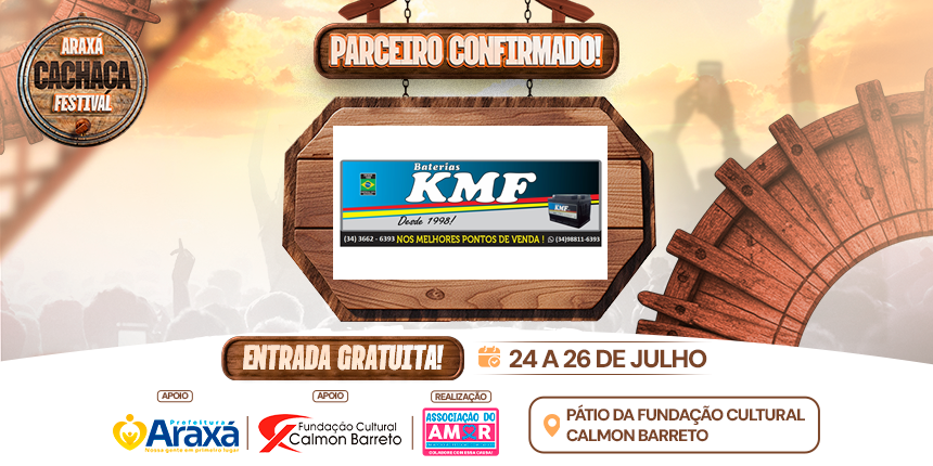 Parceiro Confirmado no Araxá Cachaça Festival 2026