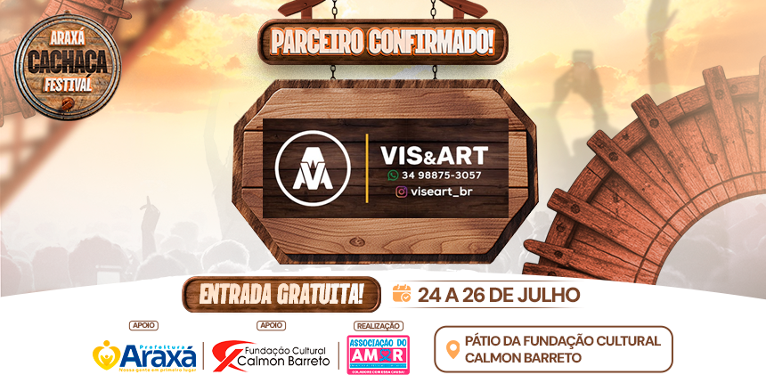 Parceiro Confirmado no Araxá Cachaça Festival 2026