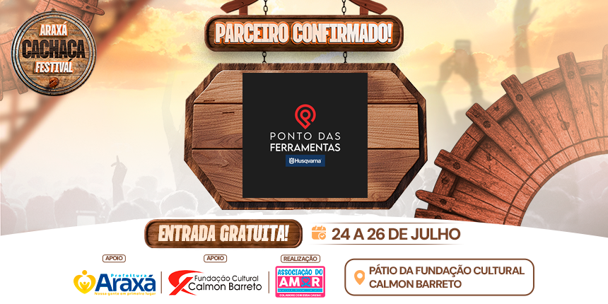 Parceiro Confirmado no Araxá Cachaça Festival 2026