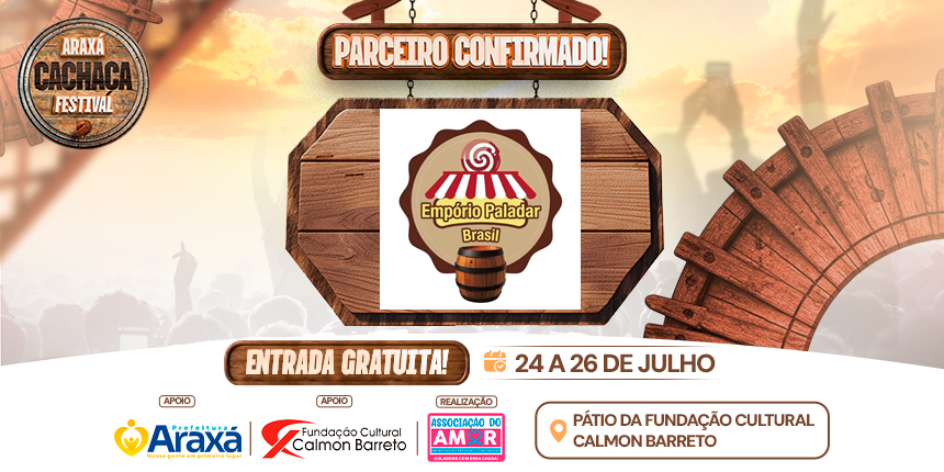 Parceiro Confirmado no Araxá Cachaça Festival 2026