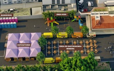 Infraestrutura do festival está sendo preparada para receber o público 